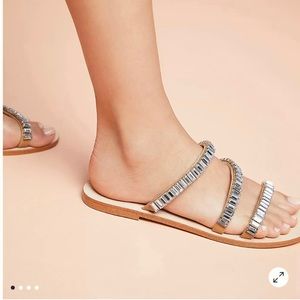 Anthropologie Slide Sandals